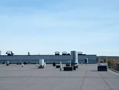 Renovering av plåttak på Seco Tools, Fagersta