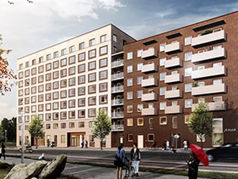 Skanska investerar cirka 580 miljoner kronor i hyresrättskvarter i Barkarbystaden