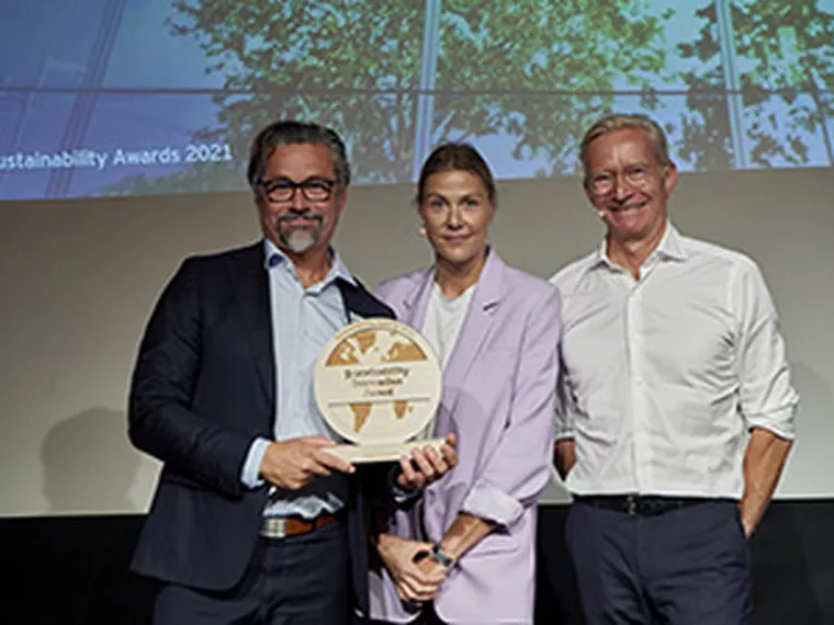 Ege Carpets får Sustainability Innovating Award av den danska handelskammaren och EY