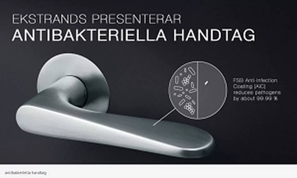 Ekstrands presenterar antibakteriella handtag