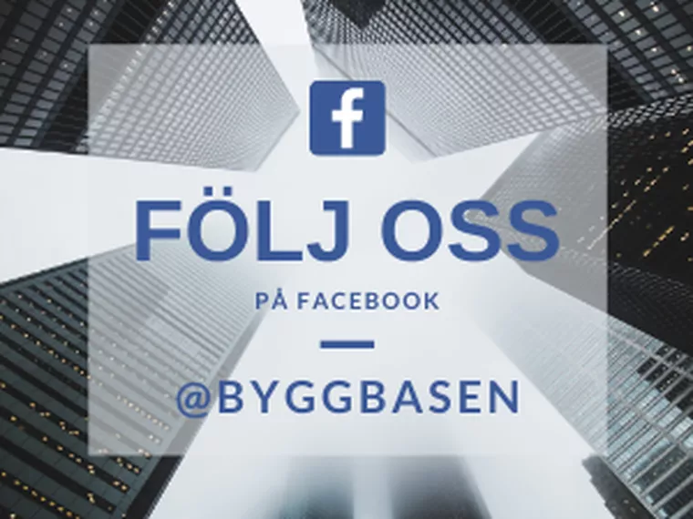 Följ Byggbasen på Facebook!