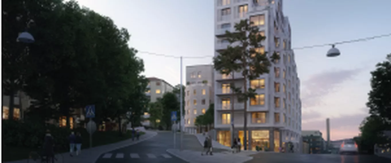 Peab bygger bostäder åt Aros på Gärdet i Stockholm