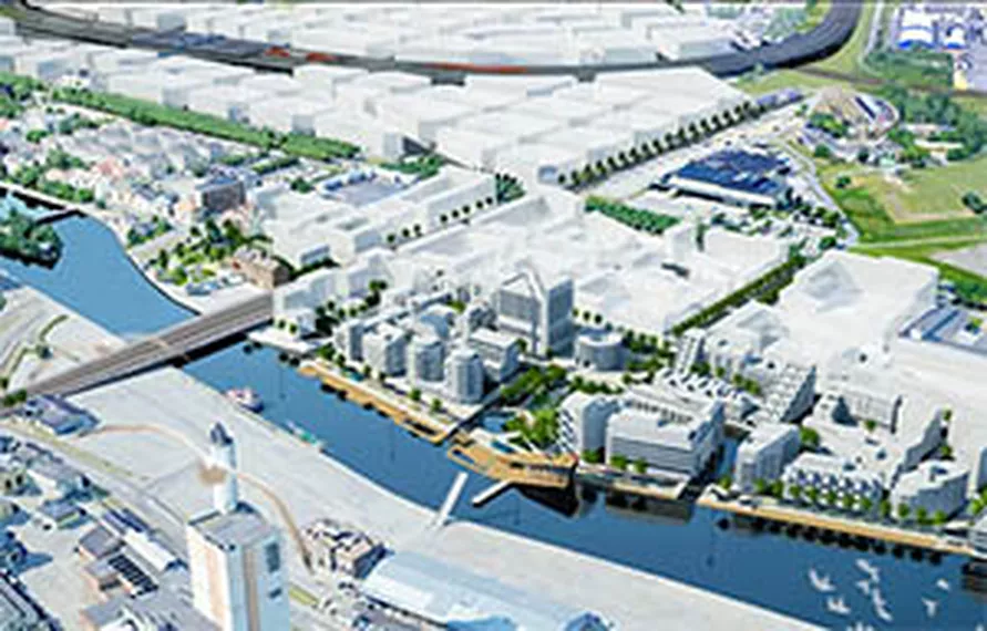 NCC fortsätter att bygga Inre hamnen i Norrköping