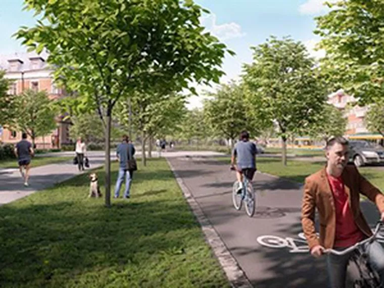 NCC förbättrar Östra Promenaden i Norrköping