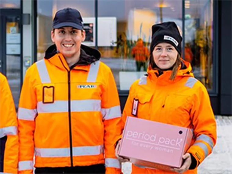 Peab inför gratis mensskydd på sina arbetsplatser i Norden