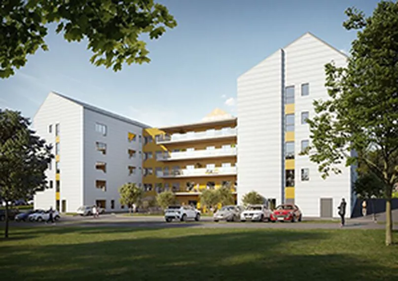 Skanska uppför nytt äldreboende i Alingsås