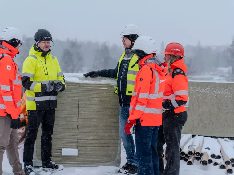 Så höll Vättertak tidsplanen trots tuff vinter