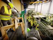 En av världens modernaste såglinjer invigd – Derom...