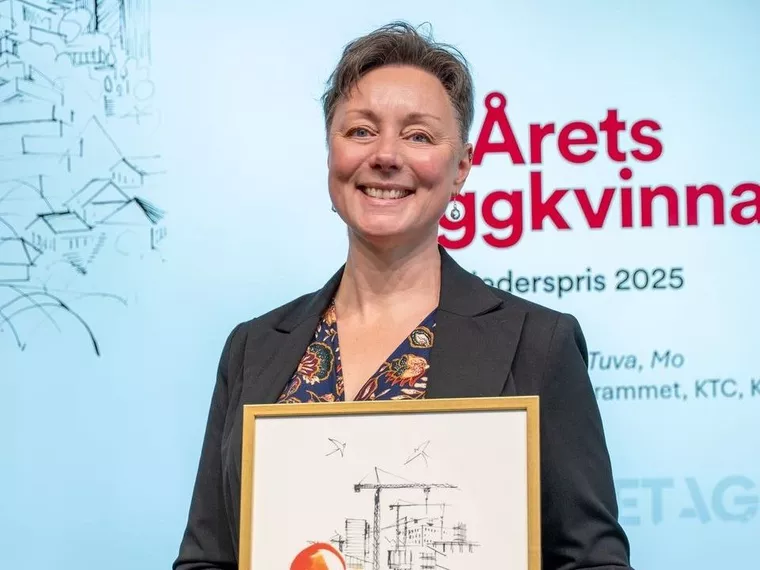 Hon är Årets byggkvinna 2025!