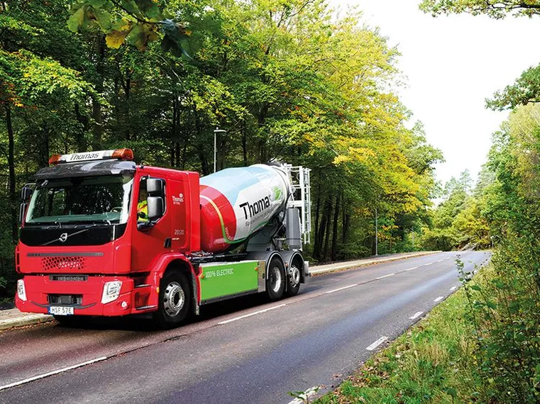 Klimatförbättrad betong står för över 30 procent av försäljningen hos Thomas Betong
