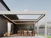 Pergola som klarar en meter snö