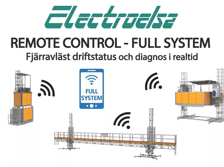 Fjärravläst driftstatus och diagnos i realtid 