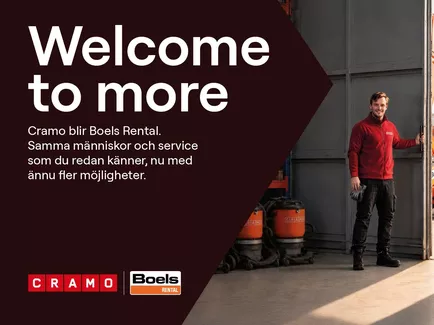 Cramo inleder övergången till Boels Rental